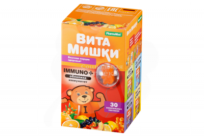 ВитаМишки Иммуно+ пастилки жев №30