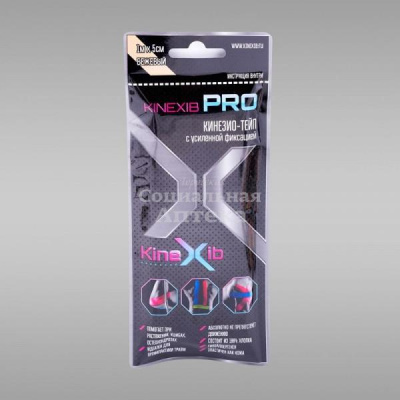 Кинезио-тейп Kinexib Pro 5*100 беж усил.фикс
