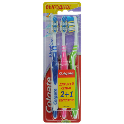 Зубная щетка Колгейт Зигзаг средняя