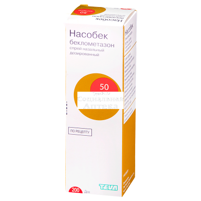 Насобек спрей 50мкг/доза 200доз