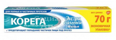 Корега д/зубных протезов крем фикс 70г экстра сильный