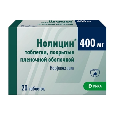 Нолицин табл п/о 400мг №20