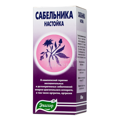 Сабельник настойка 100мл флак