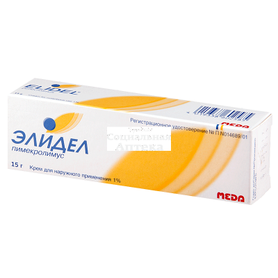 Элидел крем 1% 15г