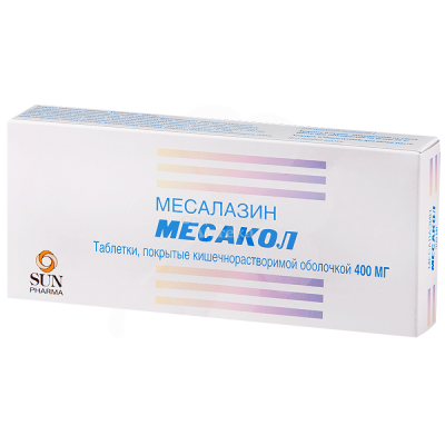 Месакол табл п/о 400мг №50