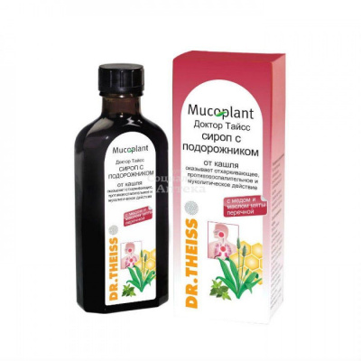 Доктор Тайсс Сироп с подорожником 250мл