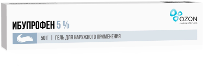 Ибупрофен гель 5% 50г
