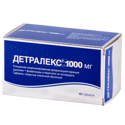 Детралекс табл п/о 1000мг №60