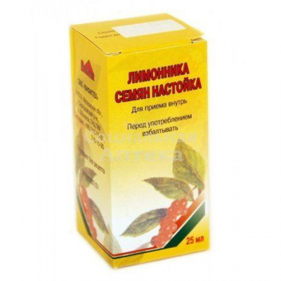 Лимонника семян настойка 25мл флак