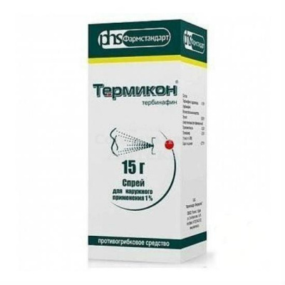 Термикон спрей д/наружн 1% 15г флак