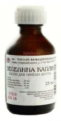 Зеленина капли 25мл флак