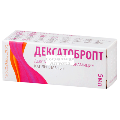 Дексатобропт капли гл. 5мл флак