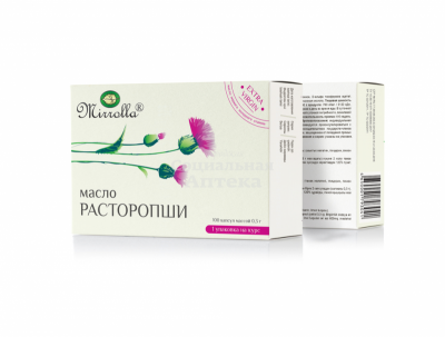 Расторопша Мирролла масло капс №100