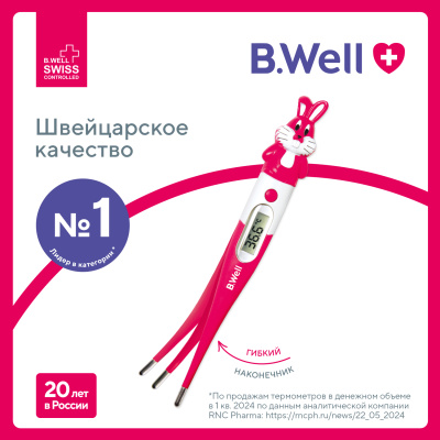 Термометр медицинский цифровой WT-06 Кролик д/детей